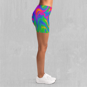 Acid Pool Yoga Shorts