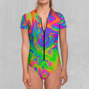 Acid Pool Short Sleeve Bodysuit