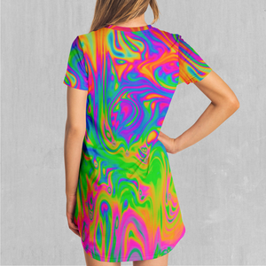 Acid Pool T-Shirt Dress