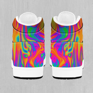 Acid Pool High Top Sneakers