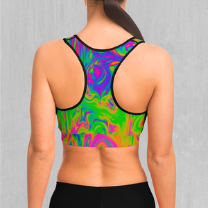 Acid Pool Sports Bra