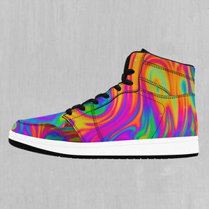 Acid Pool High Top Sneakers