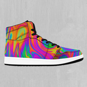 Acid Pool High Top Sneakers