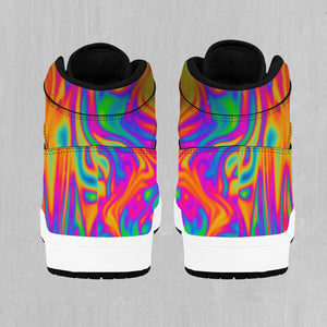 Acid Pool High Top Sneakers