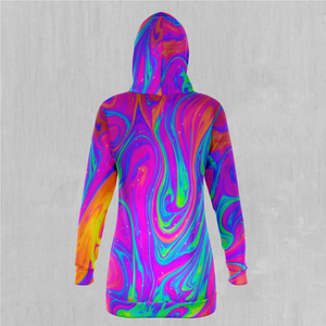 Acidic Drip Hoodie Dress