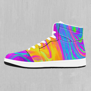 Acidic Drip High Top Sneakers