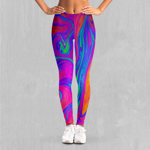 Acidic Drip Leggings - Azimuth Clothing