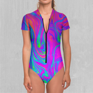 Acidic Drip Short Sleeve Bodysuit