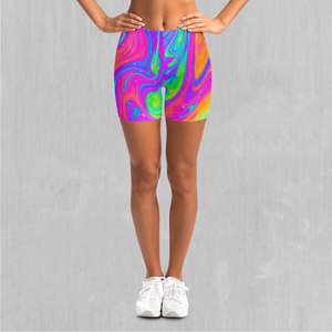 Acidic Drip Yoga Shorts
