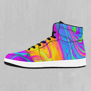 Acidic Drip High Top Sneakers