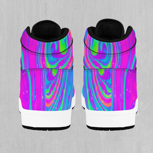 Acidic Drip High Top Sneakers