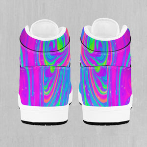 Acidic Drip High Top Sneakers