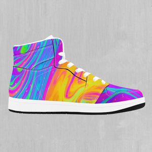 Acidic Drip High Top Sneakers