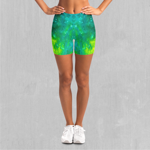 Acidic Realm Yoga Shorts