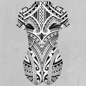 Ancient Tribe Short Sleeve Bodysuit