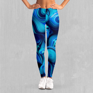 Aqua Pool Leggings - Azimuth Clothing