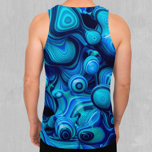 Aqua Pool Men's Tank Top - Azimuth Clothing