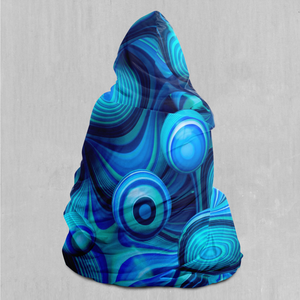 Aqua Pool Hooded Blanket