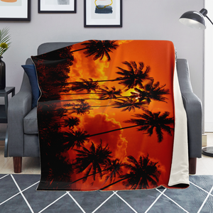 Lush Sunset Blanket