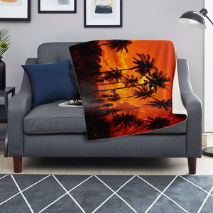 Lush Sunset Blanket