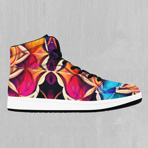 Blossoming Spectrum High Top Sneakers