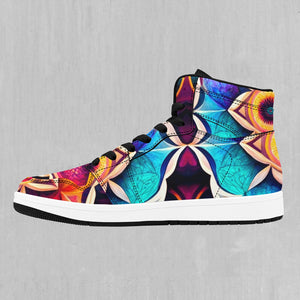 Blossoming Spectrum High Top Sneakers