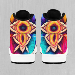 Blossoming Spectrum High Top Sneakers