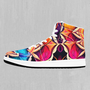 Blossoming Spectrum High Top Sneakers