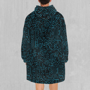 Blue Cybernetic Blanket Hoodie