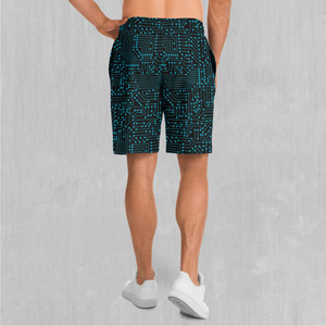 Blue Cybernetic Shorts