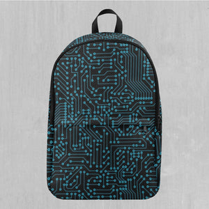 Blue Cybernetic Adventure Backpack