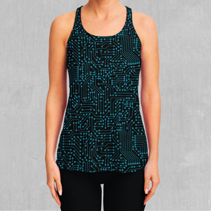 Blue Cybernetic Women's Tank Top