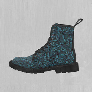 Blue Cybernetic Women's Boots