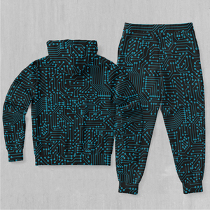 Blue Cybernetic Tracksuit