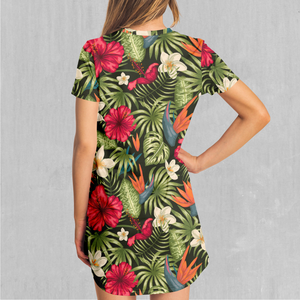 Botanical T-Shirt Dress
