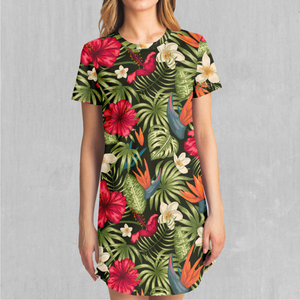 Botanical T-Shirt Dress