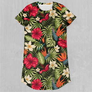 Botanical T-Shirt Dress