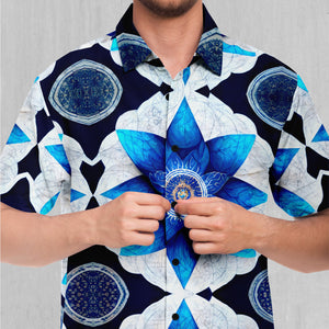 Delphinium Mandala Button Down Shirt
