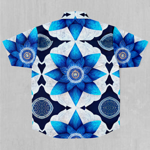 Delphinium Mandala Button Down Shirt