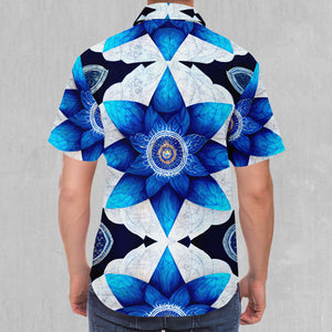 Delphinium Mandala Button Down Shirt