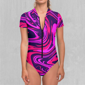 Candy Drip Short Sleeve Bodysuit