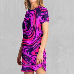 Candy Drip T-Shirt Dress