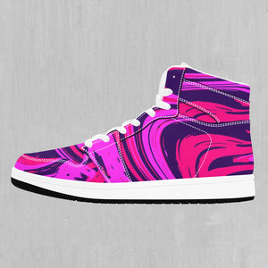 Candy Drip High Top Sneakers