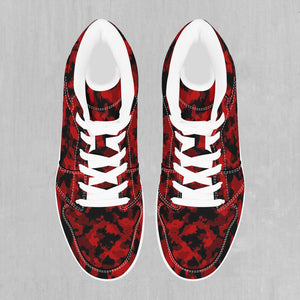 Cardinal Red Camo High Top Sneakers