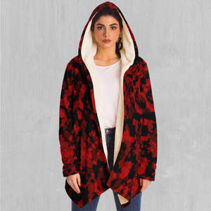 Cardinal Red Camo Cloak