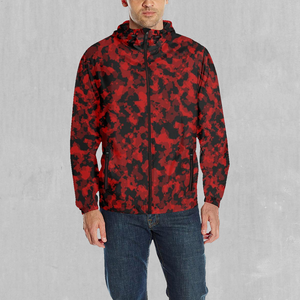 Cardinal Red Camo Windbreaker