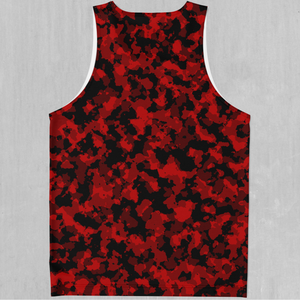 Cardinal Red Camo Men's Tank Top