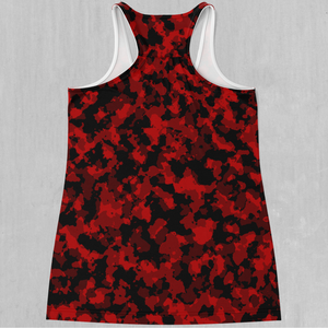 Cardinal Red Camo Women's Tank Top