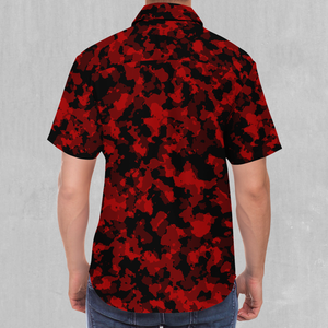 Cardinal Red Camo Button Down Shirt
