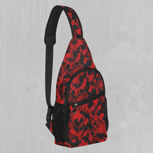 Cardinal Red Camo Sling Bag